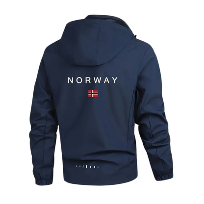 Heren Outdoorjack lichtgewicht & ademend met afneembare capuchon – Elian