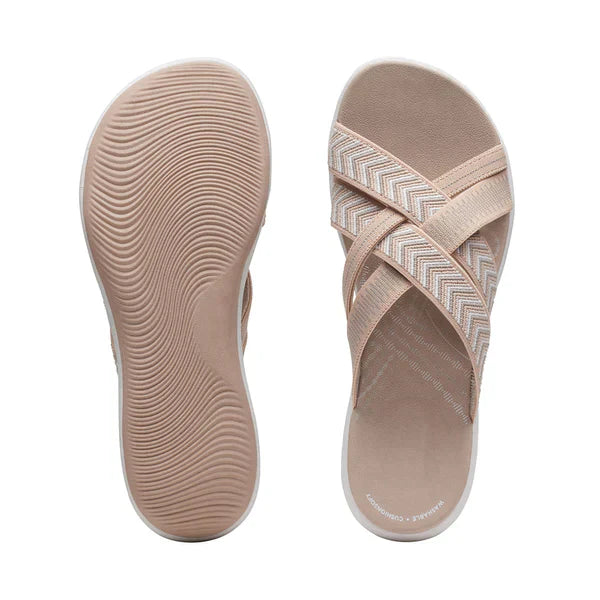Luchtige sandalen met orthopedisch voetbed en demping - Riva