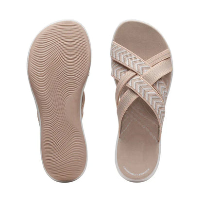 Luchtige sandalen met orthopedisch voetbed en demping - Riva