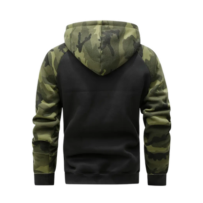 Warm en comfortabel heren camo fleecejack – Ethan