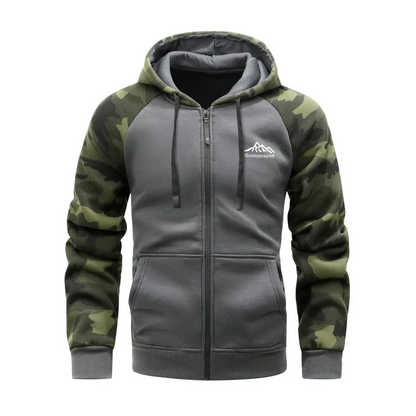 Warm en comfortabel heren camo fleecejack – Ethan