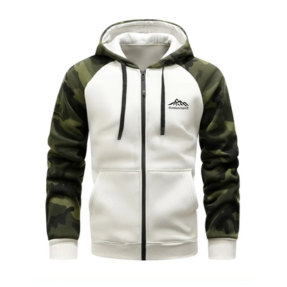 Warm en comfortabel heren camo fleecejack – Ethan