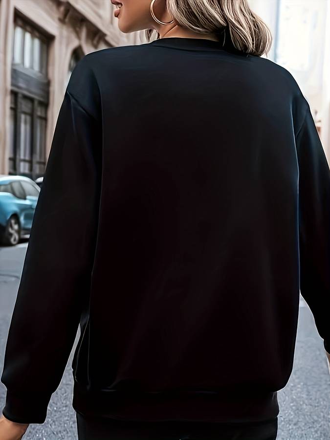 Dames Sweater met Hartprint – Bonny