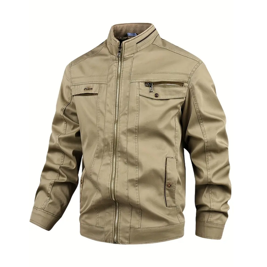 Katoenen Heren Jas winddicht & waterafstotend in Field-Look – Torin