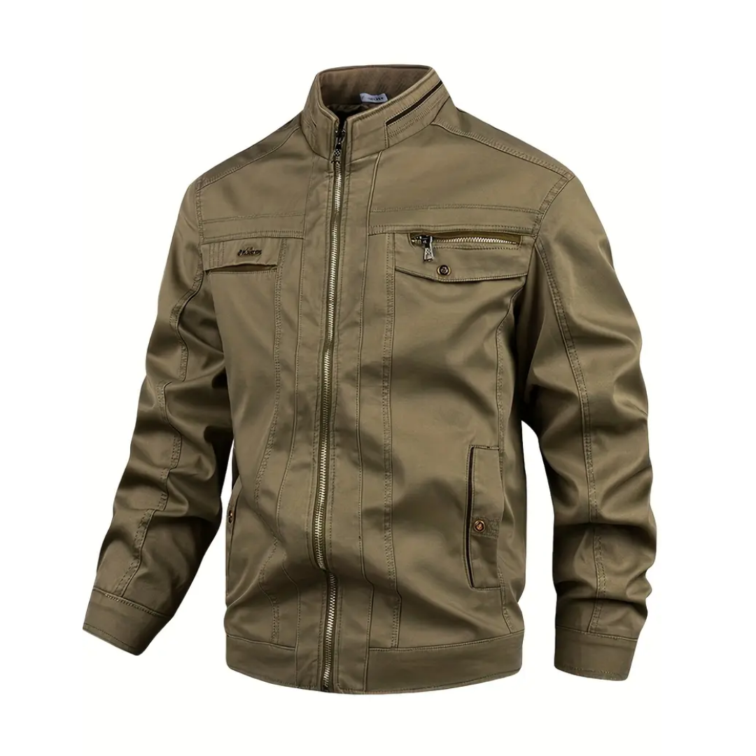 Katoenen Heren Jas winddicht & waterafstotend in Field-Look – Torin