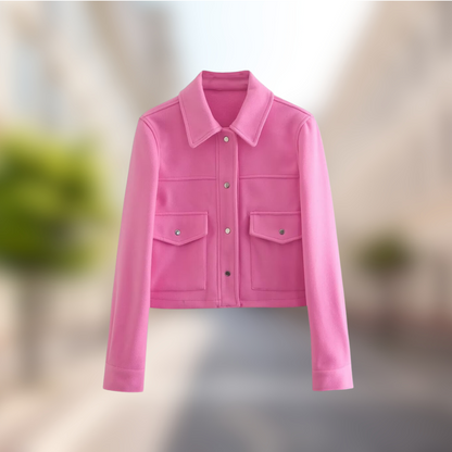 Dames Wollen Jas in Casual Look voor de Herfst – Amara