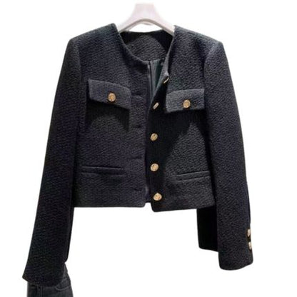 Dames Tweedjas met Ronde Halslijn – Celeste