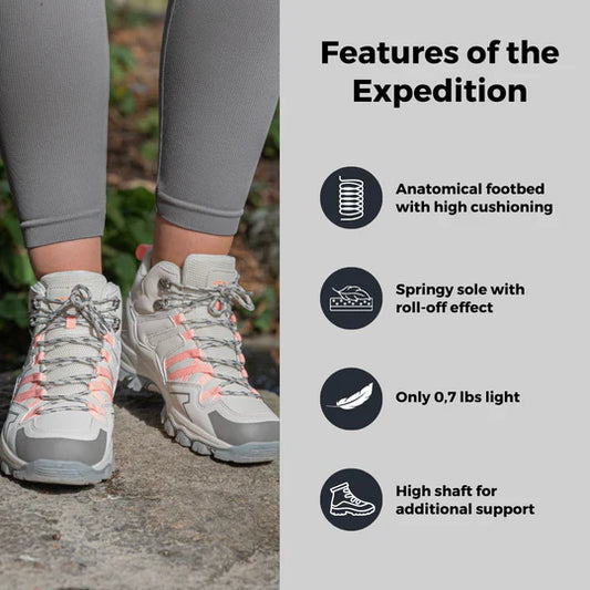 Vardi Dante™ ExpeditionPro - Lichte Orthopedische Outdoor- & Wandellaarzen met Dempenden Zool (Uniseks)