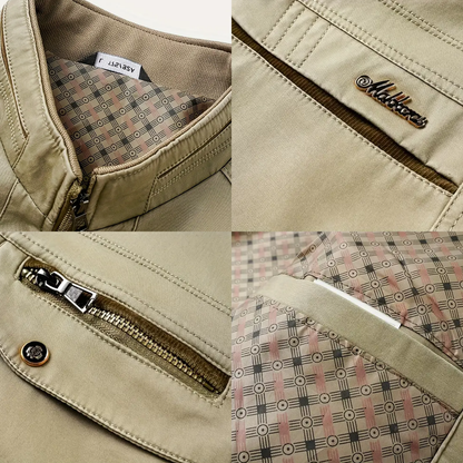 Katoenen Heren Jas winddicht & waterafstotend in Field-Look – Torin