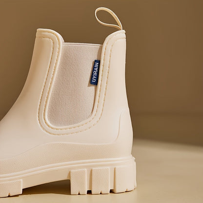 Dames Regenlaarzen halfhoog waterproof met antislipzool – Selora