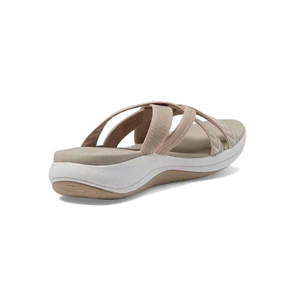 Luchtige sandalen met orthopedisch voetbed en demping - Riva