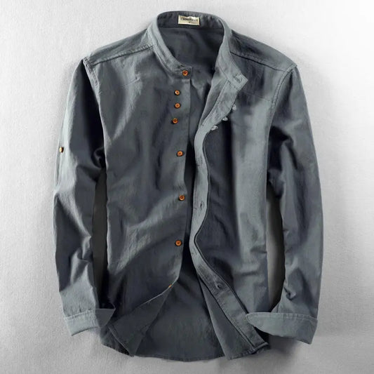 Stijlvol heren vrijetijdsshirt met knoopsluiting - Benno