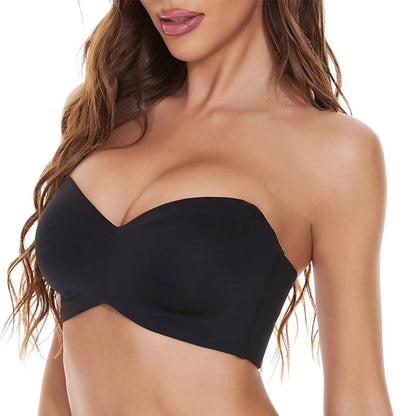 Naadloze Bandeau BH met Afneembare Bandjes – Camille