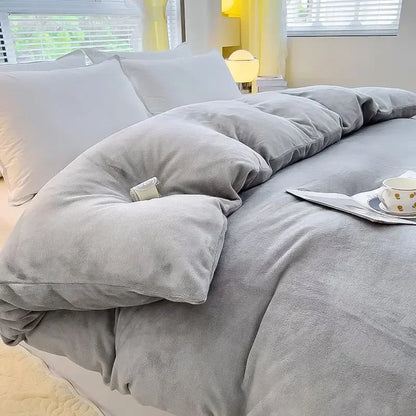 Verdikt Flanellen Fleece Dekbedovertrek - CozyCover