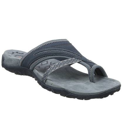 Zomer Dames T-Strap Slippers– Alina