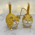 Uniek Handgemaakt Katten Kerstornament - Purrfect Holiday Hangers