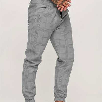 Geruite Heren Joggingbroek - Elian