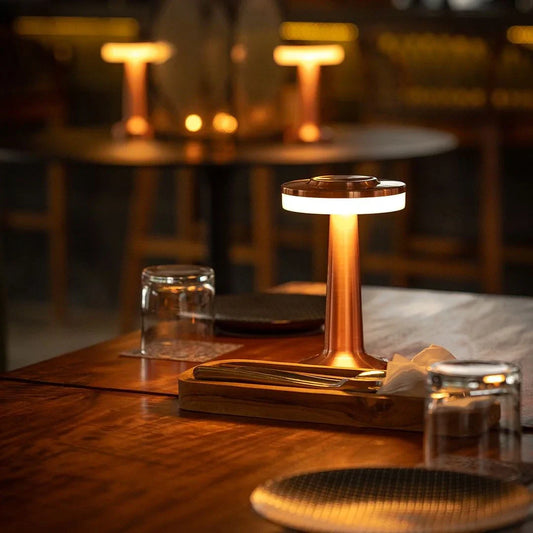 Draadloze Retro Tafellamp - LumiBar