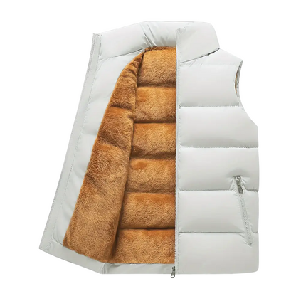 Heren Thermo Bodywarmer gevoerd met staande kraag – Arne