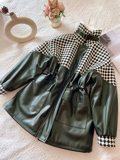 Dames Pluche Jas voor Herfst & Winter – Maribel