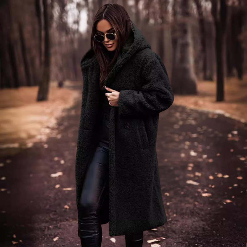 Lange Dames Teddyjas met Capuchon – Maren