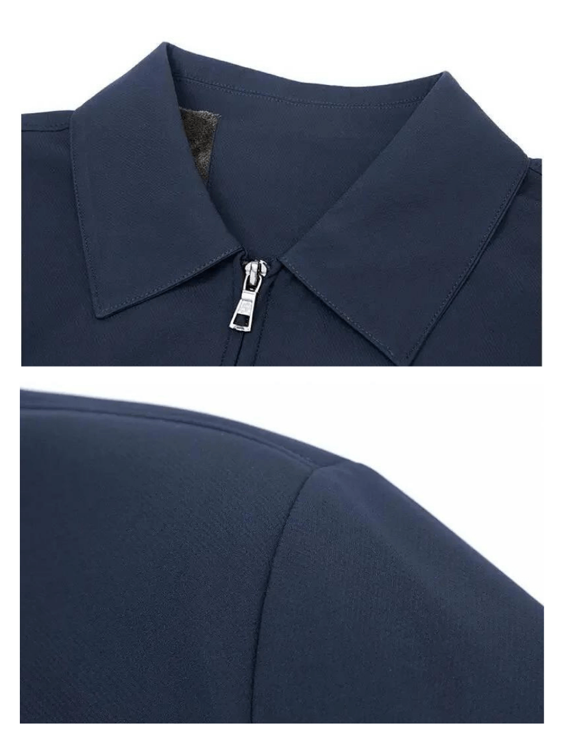 Gevoerde heren winterjas van polyester - Arvid