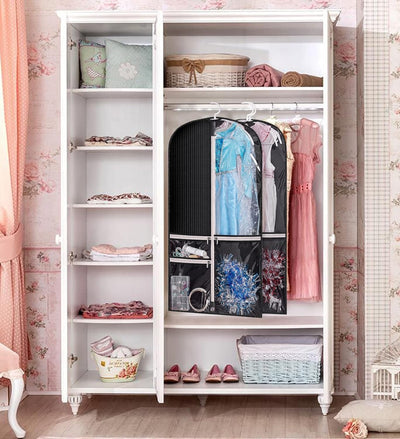 Dans- en Kostuum Hoes Set – 5-Pack met Transparante Hoezen & Vouwlus (1 Kopen, Krijg 1 GRATIS)