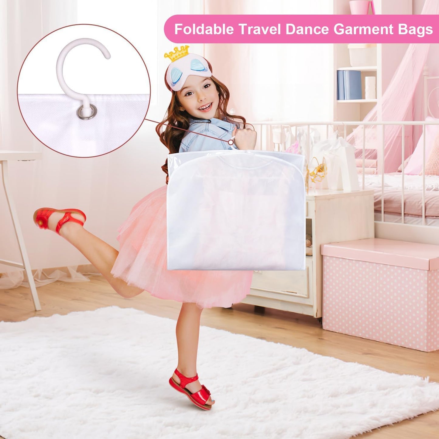 Opvouwbare Danskleding Tassen met  Accessoirevak – 5-Pack (1+1 GRATIS)