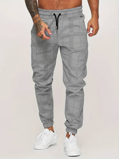 Geruite Heren Joggingbroek - Elian