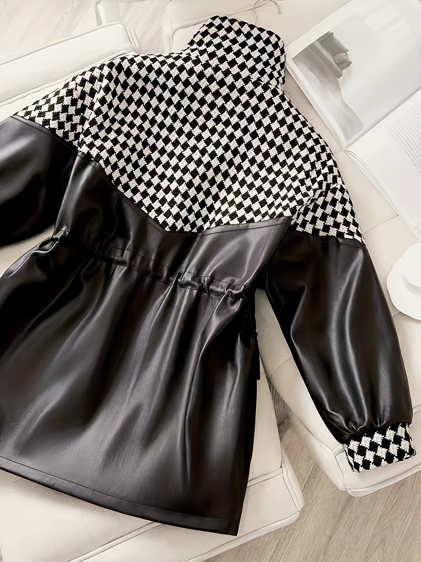 Dames Pluche Jas voor Herfst & Winter – Maribel