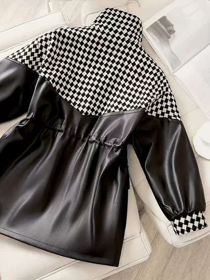 Dames Pluche Jas voor Herfst & Winter – Maribel