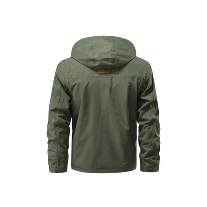 Heren overgangsjas waterafstotend met afneembare capuchon – Leif