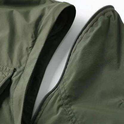 Heren overgangsjas waterafstotend met afneembare capuchon – Leif