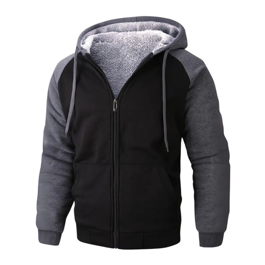 Gevoerde Heren Hoodie met Sherpa-fleece – Niels