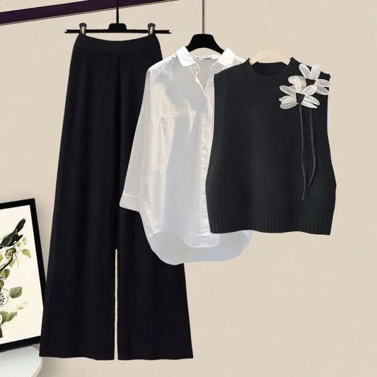 Gebreide 3-Delige Dames Set – Camilla