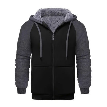 Gevoerde Heren Hoodie met Sherpa-fleece – Niels