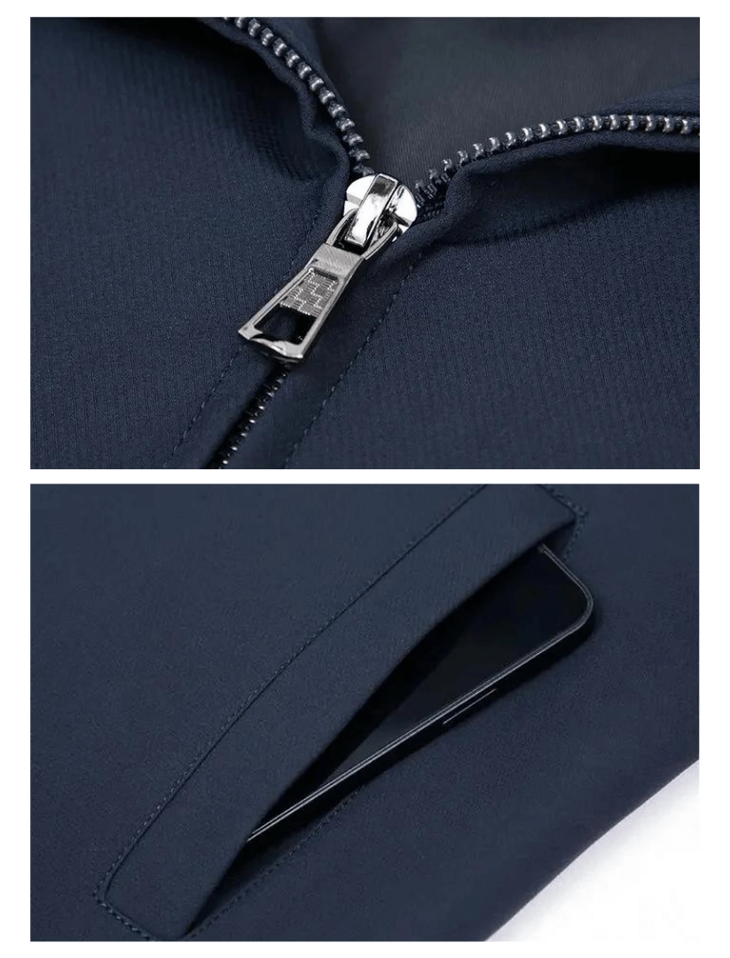 Gevoerde heren winterjas van polyester - Arvid