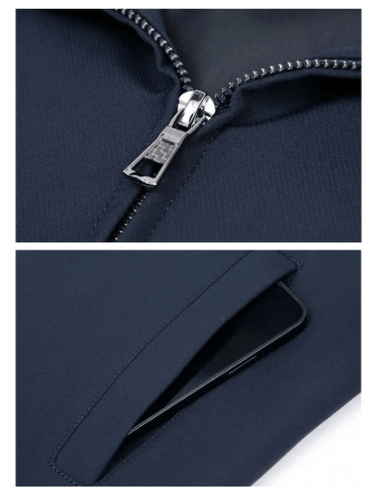 Gevoerde heren winterjas van polyester - Arvid