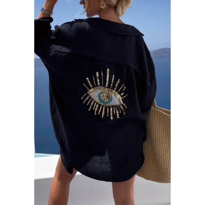 Linnen Dames Blouse met Knoopsluiting – Marise