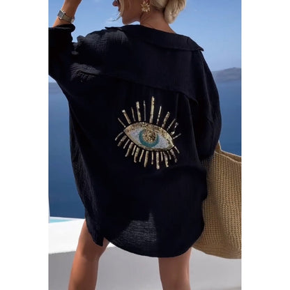 Linnen Dames Blouse met Knoopsluiting – Marise