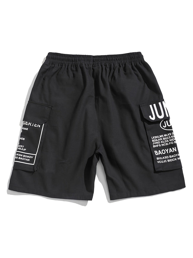 Heren Zomer Shorts met Letterprint Streetstyle Look - Milan