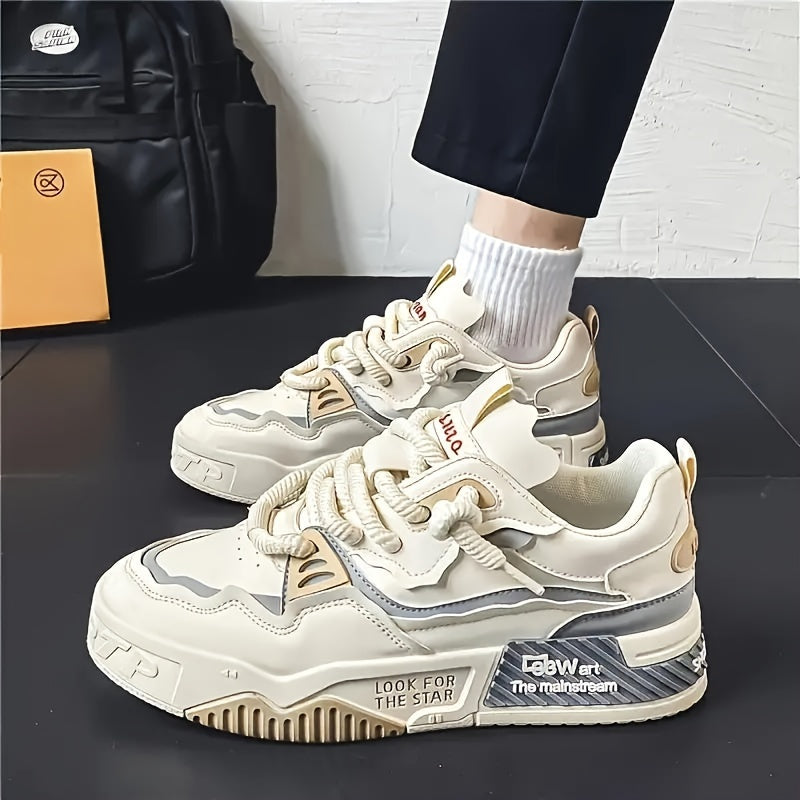 Chunky heren streetwear sneaker met profielzool & comfortpadding – Kairo