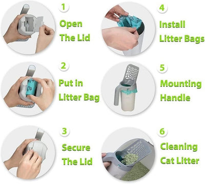 KittyCleaner | Kattenbak Schep met Zeef