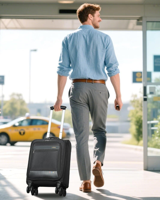 Zachte Uitbreidbare Handbagage Koffer met Wieltjes – Lichtgewicht & Luchtvaartgoedgekeurd