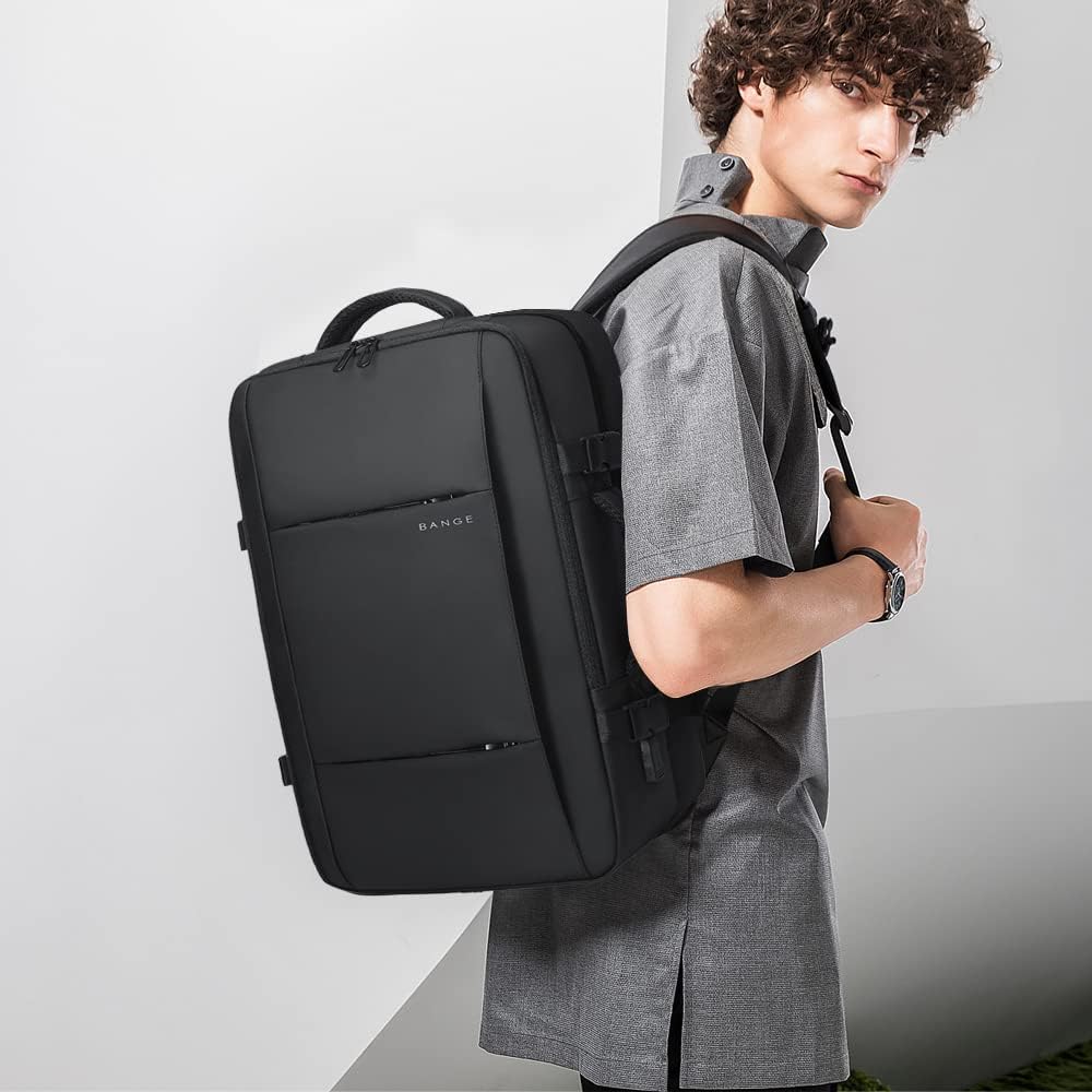 Uitbreidbare 26–45L Waterdichte Reisrugzak met Laptopvak & Zijhandvat