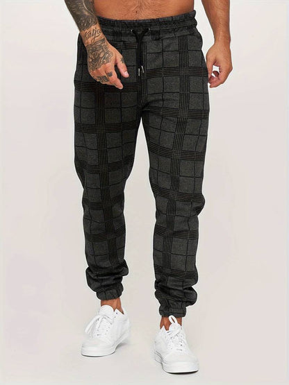Geruite Heren Joggingbroek - Elian