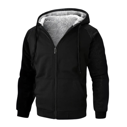 Gevoerde Heren Hoodie met Sherpa-fleece – Niels