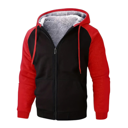 Gevoerde Heren Hoodie met Sherpa-fleece – Niels