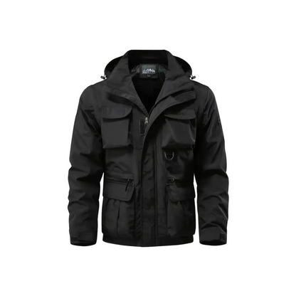 Heren overgangsjas waterafstotend met afneembare capuchon – Leif