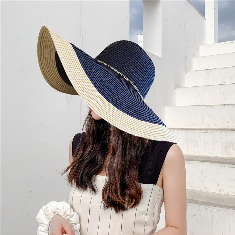 Dames zomerhoed met brede rand en UV-bescherming – Lily